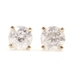 Women's Classic 10KT Yellow Gold 0.90 ctw Round Diamond Solitaire Stud Earrings