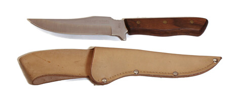 Maxam MX2 Japanese 11" 420 SS Fixed Blade Knife W/ Original Sheath
