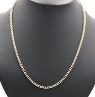 Sterling Silver 925 High Shine 3.1mm Wheat Chain 23" Long Necklace by Plux GM 