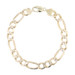 Classic 14KT Yellow Gold 9.9mm Wide Heavy Figaro Chain Bracelet 9" - 25.06 Grams