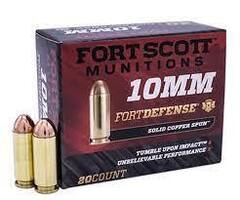 Fort Scott Munitions TUI 10mm 125gn Ball Ammo 20 Round Pack 