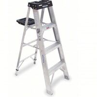 WERNER 4 ft Aluminum Ladder 