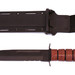 Ka-Bar USMC Fighting Knife Olean N.Y. 7 Inch Fixed Blade With Black Sheath