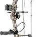 "Green dot" Bear Archery Vast Right Hand 70# 20-30DL Bow With Sight, And Rest 