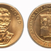 U.S. Mint 1 oz Gold Commemorative Arts Medal Grant Wood .900