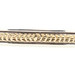 Navajo Bracelet Handmade .925 Silver & 14k SOLID Yellow Gold Signed JK - 17.6g