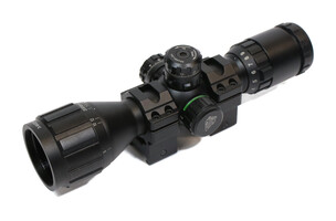 UTG 3-9x32 AO Mil-dot Reticle Bug Buster 1 - Inch Tube Rifle Scope QD Rings