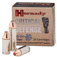 Hornady Critical Defense 9mm Ammo FTX 115 Grains