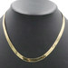 Classic 14KT Yellow Gold 5.8mm Wide Herringbone Chain Necklace 18 1/4" - 12.07g
