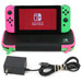 Nintendo Switch with Charger, Splatoon Case & Matching Joycons