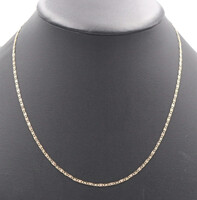 Classic 10KT Tri-Color Yellow, White, and Rose Gold 2.1mm 20" Valentino Necklace