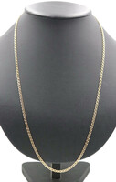 Classic High Shine 14KT Yellow Gold 3mm Mariner Chain Necklace 26.5" - 12.91g 