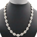 Heavy Sterling Silver 11.8mm Wide Puffed Anchor Chain Necklace 22.5" - 61.19g