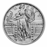 Standing Liberty 1 OZ Silver Round