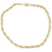 Classic High Shine 14KT Yellow Gold 4.2mm Rope Chain Bracelet 9.5" - 11.27g MA