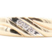 Men's 10KT Yellow Gold Diagonal 6.5mm 0.15 ctw Round Diamond Wedding Band Ring
