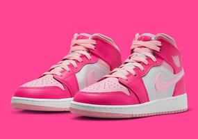 Nike Air Jordan 1 Mid Fierce Pink (GS) Size 7Y