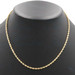 High Shine 14KT Yellow Gold 2.7mm Wide Classic Rope Chain Necklace 18" - 8.91g
