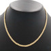 High Shine 14KT Yellow Gold 4.2mm Wide Braided Box Chain Necklace 18" - 13.95g