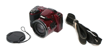 Nikon Coolpix L810 Red Digital Camera 26x Zoom 16.1 Megapixels 4.0-104mm