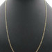 High Shine 10KT Yellow Gold 2.6mm Thin Classic Figaro Chain Necklace 24" - 4.76g