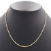 High Shine 10KT Yellow Gold 2.2mm Classic Rope Chain Necklace 18.5" - 6.11 Grams