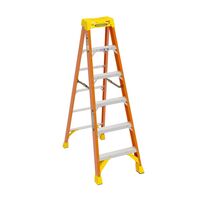 WERNER 6' Fiberglass Ladder- Pic for Reference