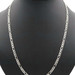 Classic Sterling Silver (925) High Shine Italy Figaro Chain Necklace 24" - 12.7g