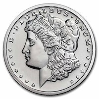 Morgan Dollar Design 1 OZ Silver Round