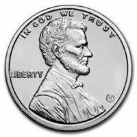 Lincoln Penny 1 OZ Silver Round