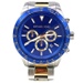 Michael Kors MK-8825 Layton Chronograph Quartz Blue Dial Two-tone Men's Watch