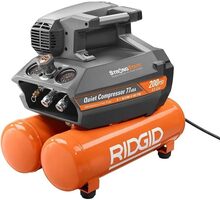 Ridgid 200 psi 4.5 Gal. Electric Quiet Compressor Like New!!