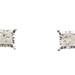 1/4 CT. T.W. Princess-Cut Diamond Solitaire Stud Earrings in Sterling Silver 