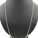 Classic 14KT Yellow Gold 3mm Wide High Shine Rope Chain Necklace 29" - 20.42g