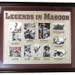 Mississippi State Legends In Maroon Print with Autographs