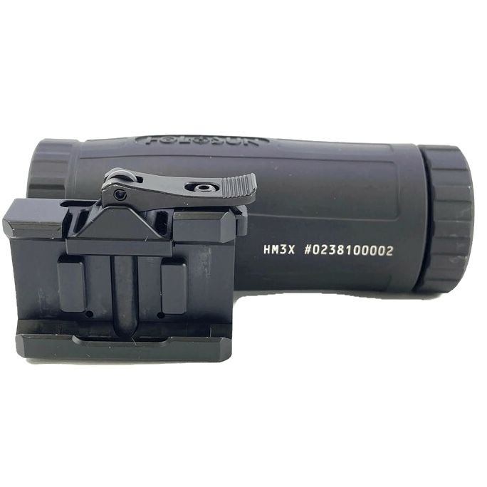 thumbnail image 2 of Holosun HM3X 3x Magnifier – Flip-to-Side, QD Mount, IP67 Waterproof – Aluminum, Black 2 of 5