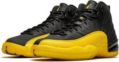 Nike Air Jordan 12 Retro Black University Gold (GS) Size 7Y