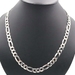 Classic Sterling Silver (925) Heavy 24" Figaro Chain 10.1mm Wide Necklace 47.54g