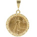 1/4 oz 10 Dollar Fine Gold Liberty Coin Pendant in14KT Yellow Gold Nugget Bezel