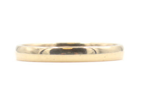 Classic 14KT Yellow Gold 2.8mm Wide High Shine Wedding Band Ring Size 9 - 2.9g