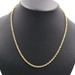 High Shine 14KT Yellow Gold 3.8mm Wide Heavy Rope Chain Necklace 21" - 20.97g