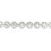 1.19 ctw Round Diamond Micro Pave Halo 14KT White Gold 6 1/4" Bangle Bracelet 