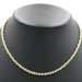 Disco Ball Bead and Popcorn Chain Braided Adjustable 14KT Gold Two Tone Necklace