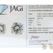 14KT White Gold 0.94 ctw Round Brilliant Diamond I1 K/L Solitaire Stud Earrings