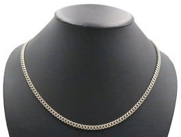 Classic Sterling Silver (925) 4.8mm Wide 22 1/4" Tight Curb Link Necklace 31.2g