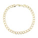 High Shine 14KT Yellow Gold 6.3mm Semi-Hollow Curb Link Bracelet 8.5" - 5.08g