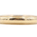 Women's Estate 14kT Ridged Edge Wedding Band Ring 3.8mm Wide Yellow Gold 3.4g 