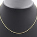 High Shine 14KT Yellow Gold 1.6mm Wide Classic Rope Chain Necklace 17" - 1.57g
