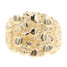 Classic Retro Style 14KT Yellow Gold 16.7mm Nugget Ring Size 9 1/4 - 8.21g