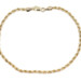 Classic High Shine 10KT Yellow Gold 2.6mm Rope Chain Bracelet 8" - 1.72 Grams